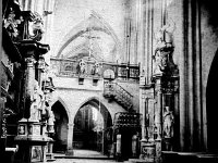 Unutrašnjost teško oštećene Katedrale nakon potresa 1880. godine